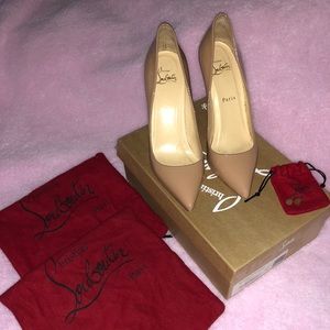 Christian Louboutin Batignolles 100 Nude Patent